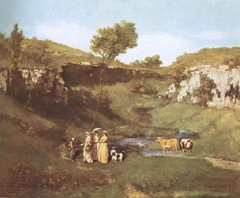 Gustave Courbet Girl Spain oil painting art